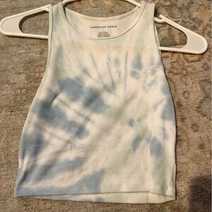 American eagle tie dye tank top